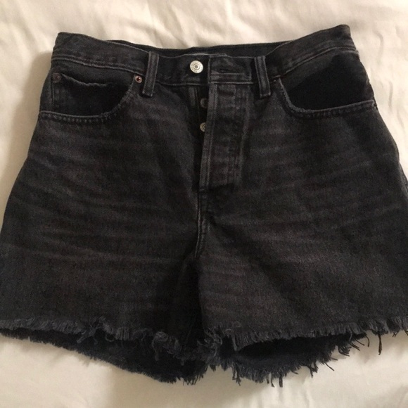 Abercrombie & Fitch Pants - Abercrombie & Fitch High Rise Denim Shorts